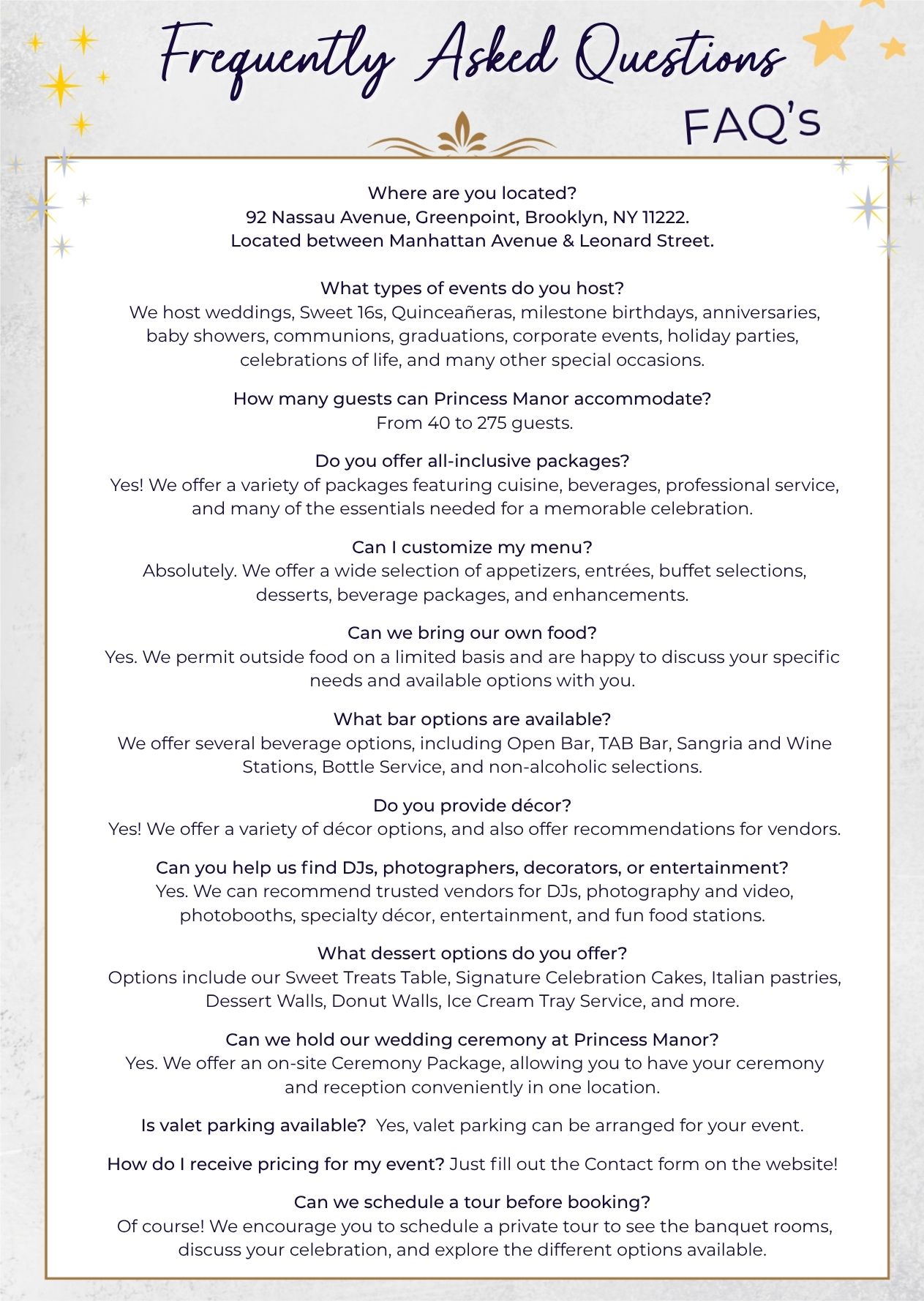 FAQs