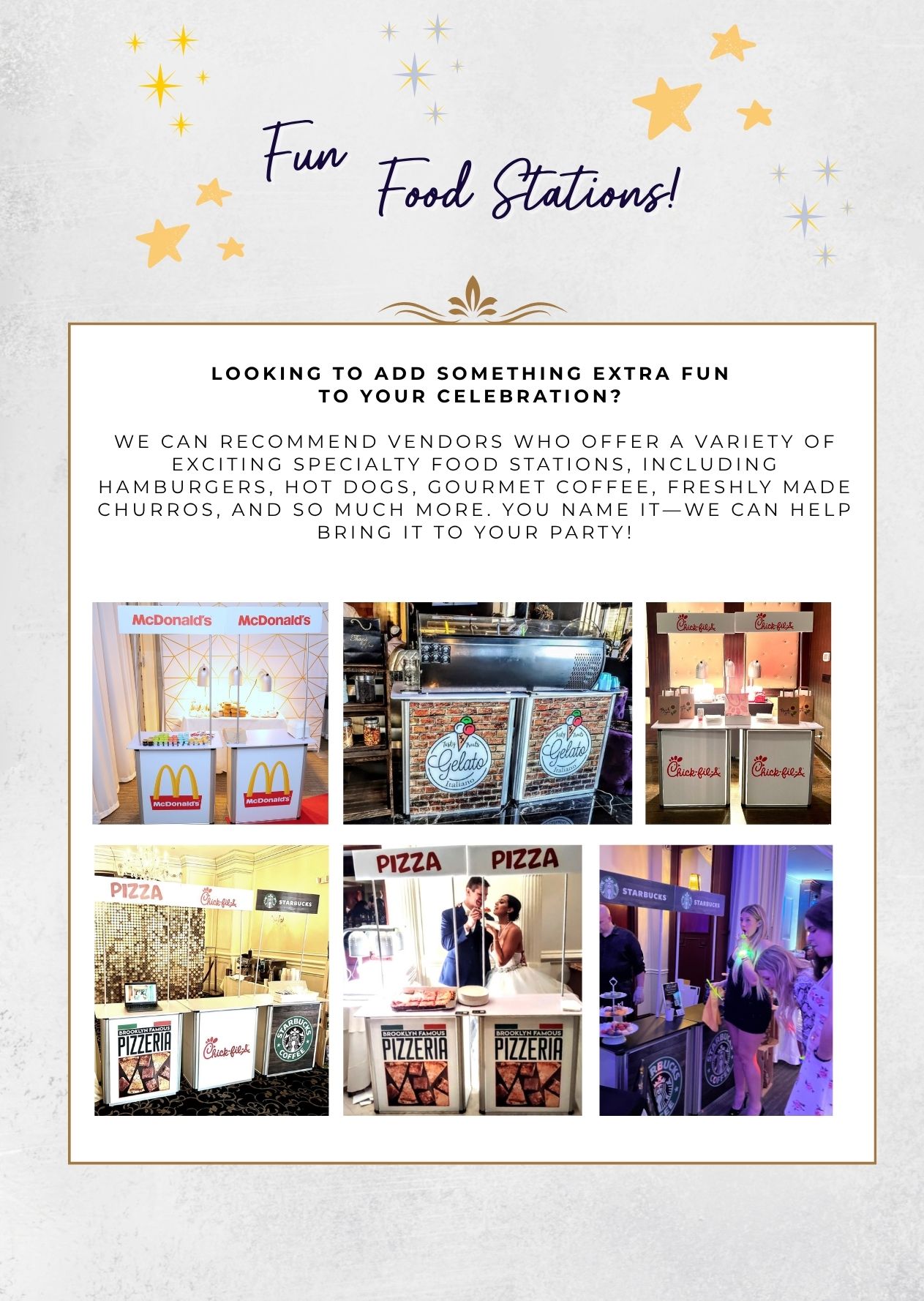food stations